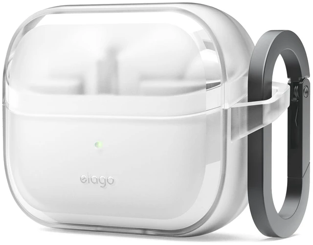 Main image of EDC Case for Galaxy Buds 3 Pro & 3 & 3 FE Shock Absorbing Design, Wireless Charging, Full Body Protection (Clear)
