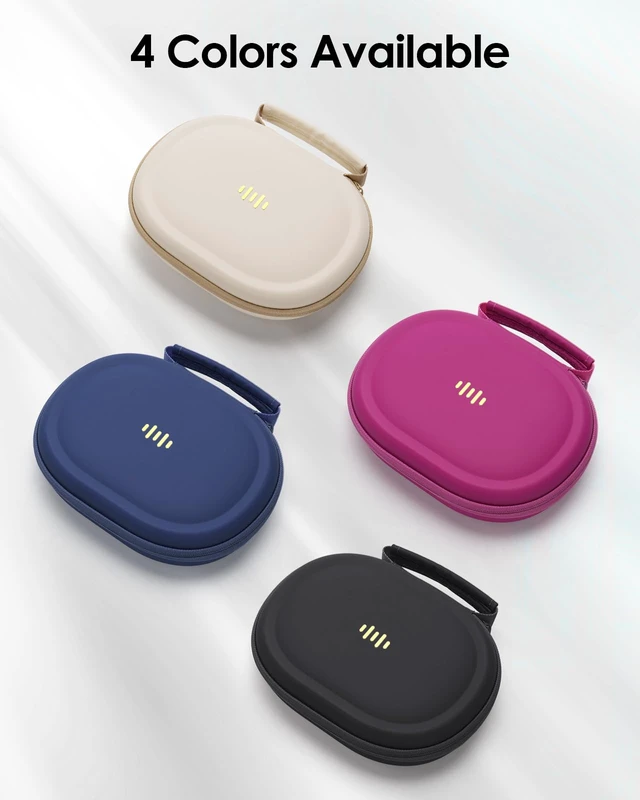 Alt view image 7 of 7 - Headphone Case Hard Shell for Bose Quietcomfort/Skullcandy/JBL Tune 720BT/520BT/510BT/Live 770NC/460NC, Super-Slim Upgrade PU Pocket Over-Ear Headset Universal Portable Travel Organizer Bag