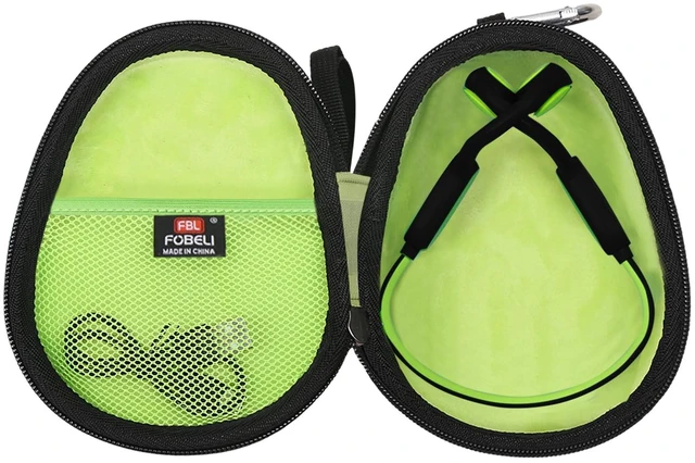 Main image of Kids Headphone Case for BAICLUD/Mehomeli/JusTalk/iClever/LOBKIN Hard EVA Shell, Kids Bluetooth Air Conduction Open Ear Headphones Case, Shockproof & Water-Resistant, Green