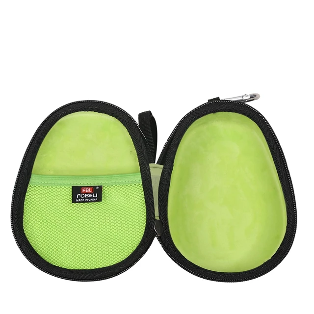 Alt view image 3 of 7 - Kids Headphone Case for BAICLUD/Mehomeli/JusTalk/iClever/LOBKIN Hard EVA Shell, Kids Bluetooth Air Conduction Open Ear Headphones Case, Shockproof & Water-Resistant, Green
