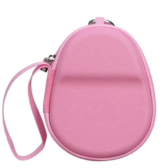 Alt view image 4 of 7 - Kids Headphone Case for BAICLUD/Mehomeli/JusTalk/iClever/LOBKIN Hard EVA Shell, Kids Bluetooth Air Conduction Open Ear Headphones Case, Shockproof & Water-Resistant, Pink