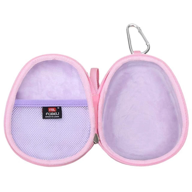 Alt view image 3 of 7 - Kids Headphone Case for BAICLUD/Mehomeli/JusTalk/iClever/LOBKIN Hard EVA Shell, Kids Bluetooth Air Conduction Open Ear Headphones Case, Shockproof & Water-Resistant, Pink