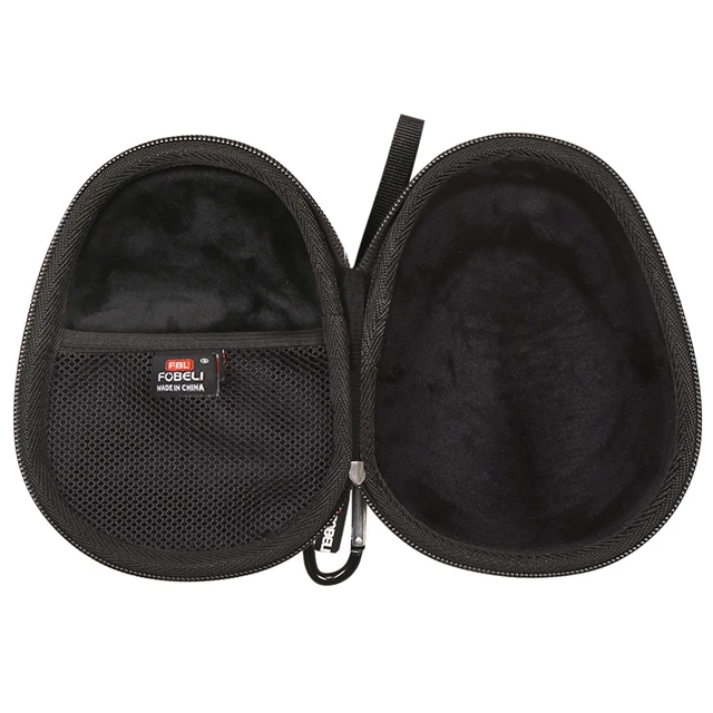 Alt view image 3 of 7 - Kids Headphone Case for BAICLUD/Mehomeli/JusTalk/iClever/LOBKIN Hard EVA Shell, Kids Bluetooth Air Conduction Open Ear Headphones Case, Shockproof & Water-Resistant, Black
