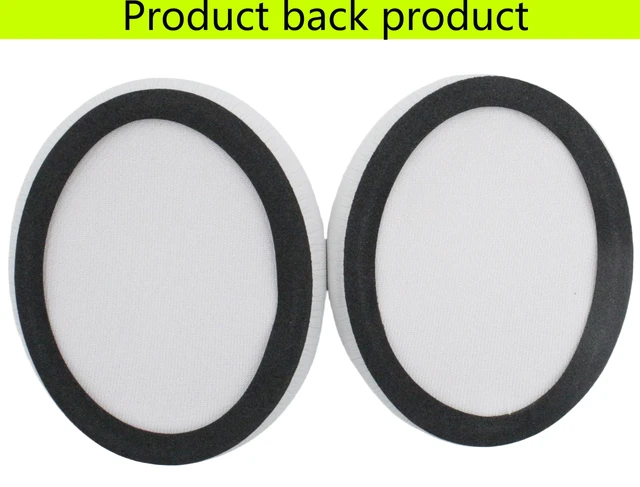 Alt view image 5 of 5 - Replacement Ear Pads Compatible with Srhythm Version NC35 White Also suitable for Srhythm version NC25 Headphone Memory foam/protein leather ear pads and earmuffs