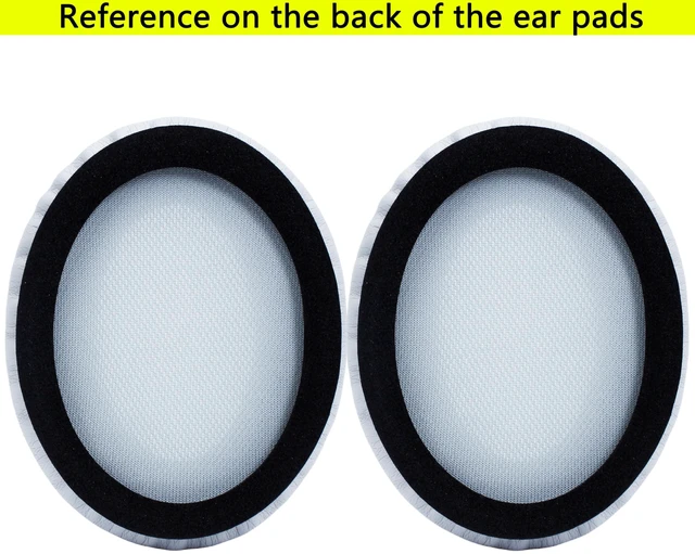 Alt view image 5 of 5 - Replacement Ear Pads Compatible with Srhythm Version NC35 Gray Also suitable for Srhythm Version NC25 Headphones Soft protein leather/memory foam ear pads and earmuffs