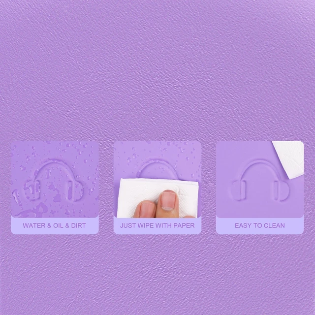 Alt view image 3 of 7 - Hard Headphone Case for JBL Tune 510BT / 520BT Over-Ear Headphones, Purple Portable Carrying Storage Case, with Handle Strap and Mesh Pocket, Travel and Home Use