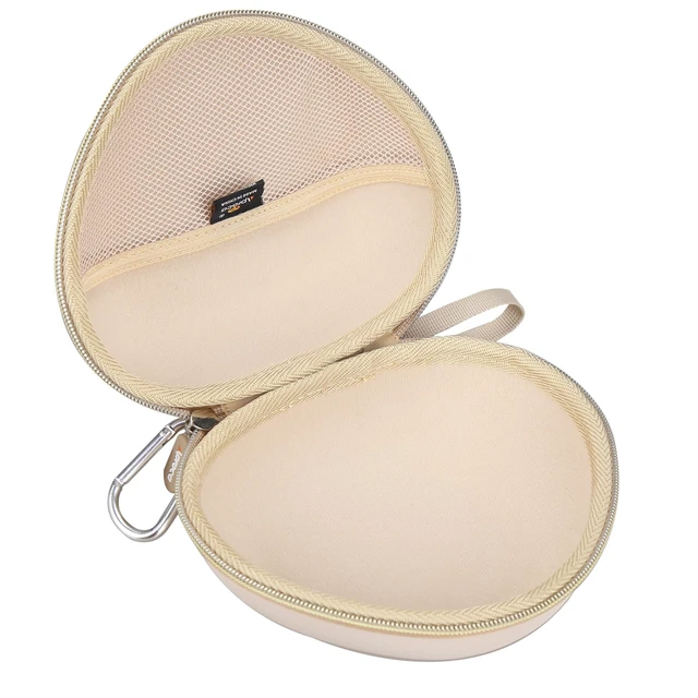 Alt view image 3 of 7 - Kids Headphones Case Compatible with iClever BTH12 / HS19 / BTH26 Kids Bluetooth Headphones, Storage Hard Bag -Gold (Case Only)