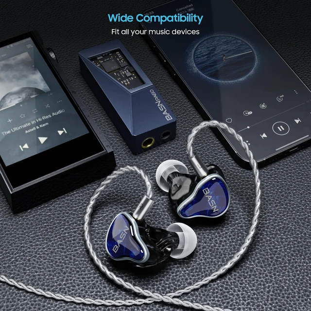 Alt view image 6 of 7 - MMCX in Ear Monitor Cable,392 Cores Silver-Plated OFC IEM Litz Cord 4.9ft IEM Cable with Interchangeable 3.5mm/4.4mm Plugs for Musician Audiophile Earphone,Bmaster/ASONE/MTPro Replacement Wire
