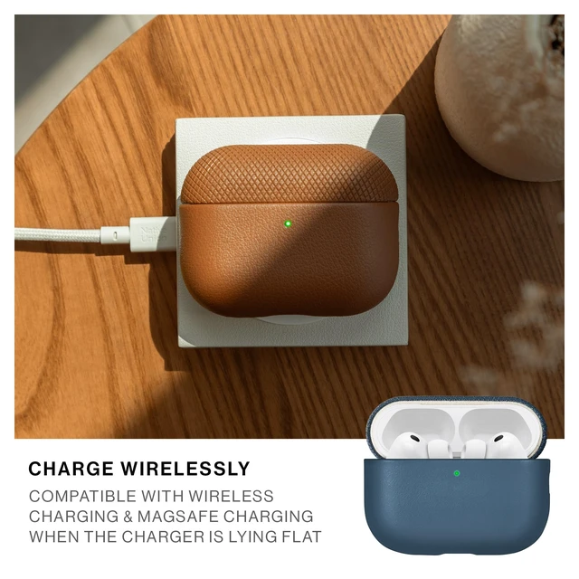 Alt view image 4 of 6 - (Re) Classic Case for AirPods Pro 3 Premium Resistant & Recycled Materials Durable Protection Supports Wireless Chargers Compatible with AirPods Pro 3 (Navy)