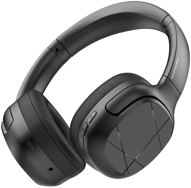 Main image of Hybrid Active Noise Cancelling Headphones, Wireless Over Ear Bluetooth 50H Long ANC Playtime, Rotatable and Foldable, HiFi Audio Deep Bass, Customized EQ via APP, Transparency Mode (Matte Black)