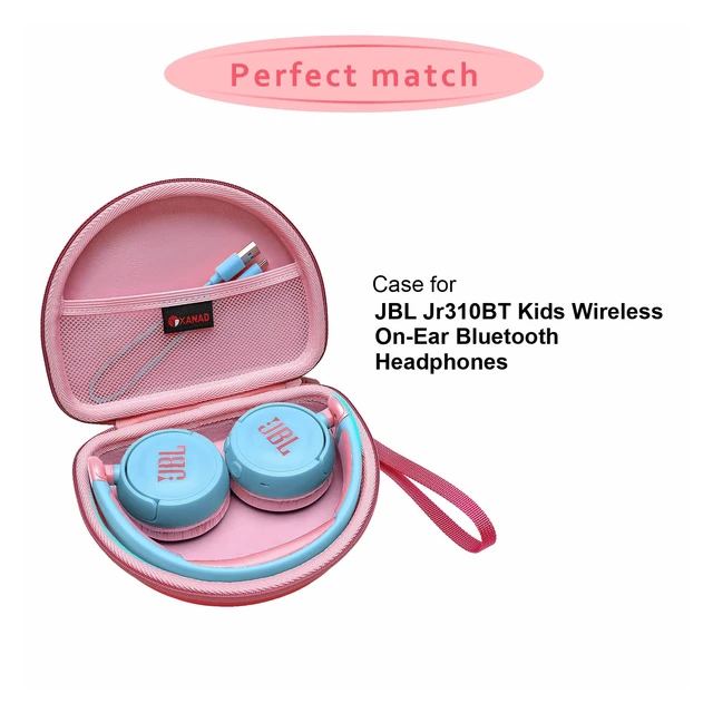 Alt view image 2 of 7 - Hard Case for JBL Junior JR 320 320BT/JR310BT Kids Headphones, Pink for Sony MDR-ZX110 / MDRZX110NC / MDR-ZX310AP On-Ear Headphones,Carrying Protective Case for Home Travel (Case Only)