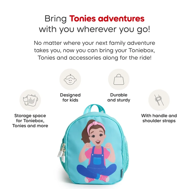 Alt view image 3 of 6 - Ms. Rachel Carrying Case - Holds Toniebox 1 or Toniebox 2, Headphones, Charging Cable, and Figurines