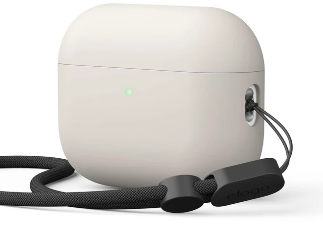 Main image of Liquid Hybrid Case for AirPods Pro 3 Triple Layer Protection, Lanyard Included, Wireless Charging, Shock Resistant (Stone)