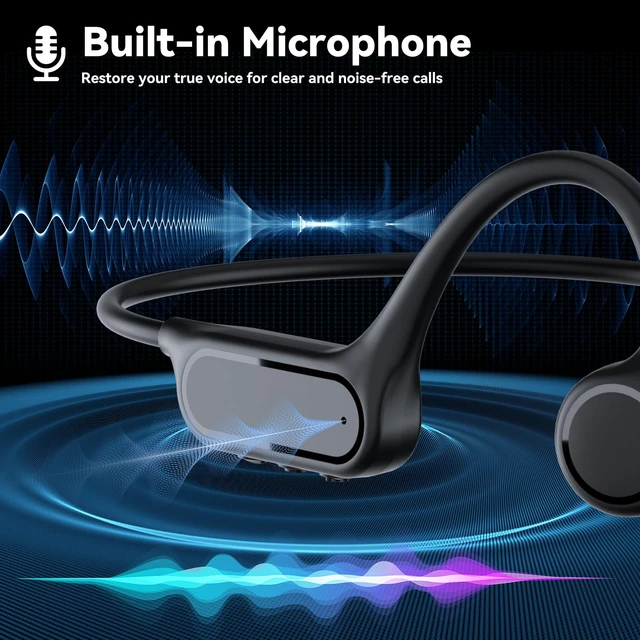 Alt view image 7 of 7 - Swimming Headphones, IPX8 Waterproof Bone Conduction Headphone Wireless Underwater Earbuds with 32GB Memory for Swimming, Cycling, Marathon