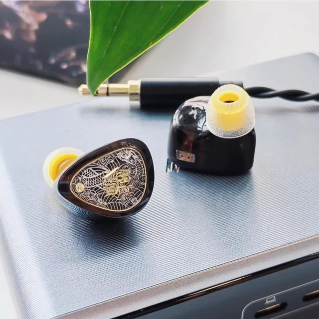 Alt view image 7 of 7 - Wan'er S.G II in Ear Monitor, Gaming IEM Earphones, HiFi Wired Earphones with 10mm Single Dynamic Driver PET Diaphragm, 0.78mm 2-Pin Tangle-Free Detachable Cable (Black, Type C with Mic)