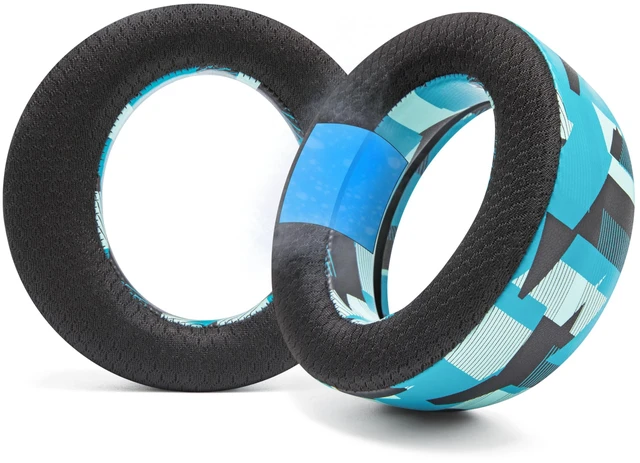 Main image of Freeze Pulse Elite - Cooling Gel Earpads for PS5 Pulse Elite Made by Wicked Cushions Thicker Cushion & Wider Opening Cyan Prism