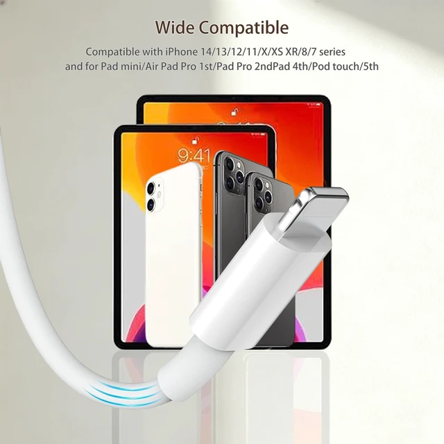 Alt view image 7 of 7 - Wired Headphones for iPhone In-Ear Earbuds with Lighning Plug Earphones Built-in Remote to Control Music Calls & Volume Headsets Compatible with iPhone 14 13 12 11 Pro Max XS Max XR X 8 7 Plus SE