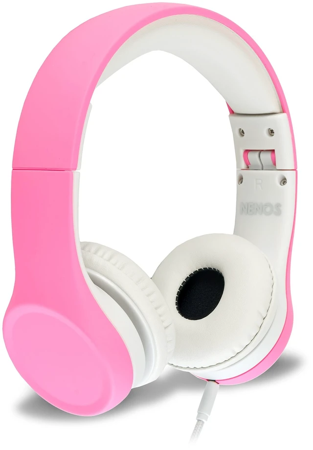 Main image of Children Kids Children's Volume Limited Headphones for Kids Foldable (Pink)