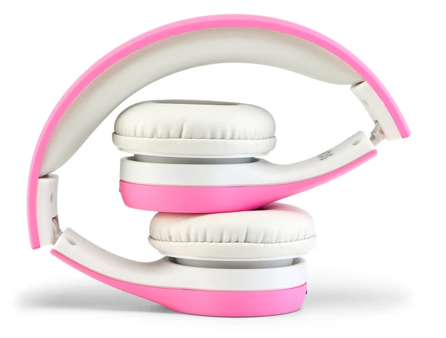 Alt view image 4 of 5 - Children Kids Children's Volume Limited Headphones for Kids Foldable (Pink)