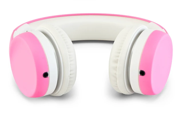Alt view image 5 of 5 - Children Kids Children's Volume Limited Headphones for Kids Foldable (Pink)