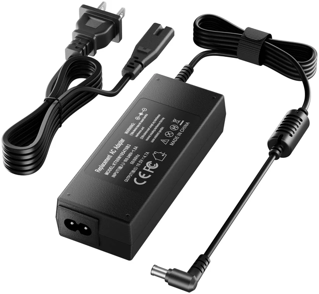 Main image of 19.5V Adapter Charger for Sony Bravia LCD TV KDL-48R510C KDL-40R510C KDL-48W650D KDL40W600B KDL32W600D KDL-40W650D KDL-48W600B, KDL-48R KDL-55W KDL-32W KDL32R KDL-40W KDL-40R KDL-42W KDL-48W