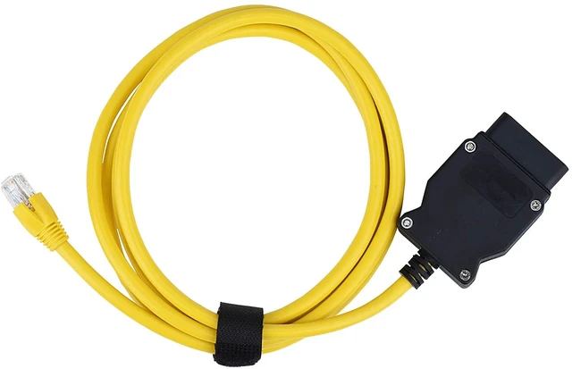 Alt view image 6 of 7 - Enet OBD2 RJ45 Cable,Ethernet 6.6ft/2M Cable RJ45 ethernet Connector Tools to OBDII Interface Cable Car Diagnostic Coding F-Series