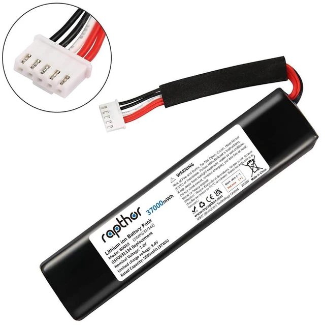 Alt view image 2 of 6 - Replacement Battery Compatible with JBL Xtreme 1 7.4V 37000mWh 37.0Wh GSP0931134 with DIY Repair Tools, for Xtreme 1 Speaker, NOT for Xtreme 2