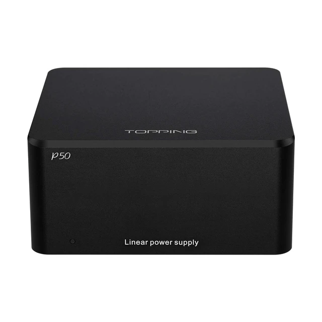 Alt view image 2 of 7 - P50 Linear Power Supply for HiFi Audio - Ultra Low Noise, CNC Unibody, Perfect Compatible with D50III/D50s/DX3,Pro+/E50,Global Voltage Support (Black)