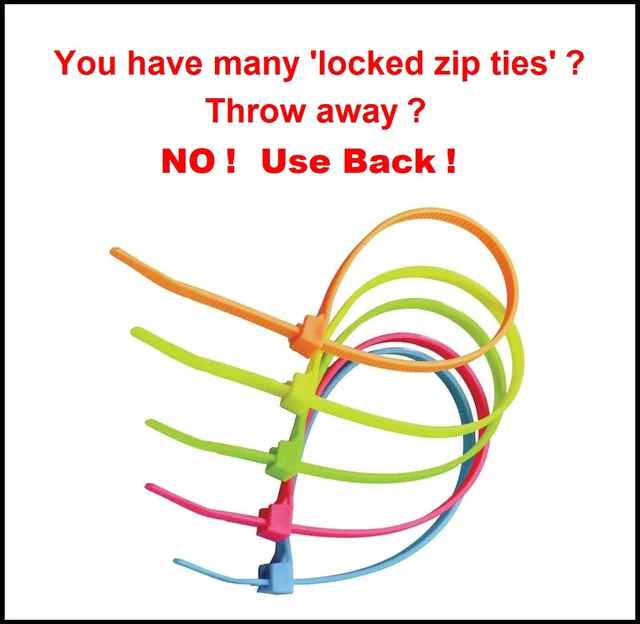 Alt view image 4 of 7 - Official Authentic Cable Tie Opener ® (Original Product & Trusted Brand) Unlock Zip Ties in 1 Second Pocket-Sized & Stainless Steel Tool 1 Count (Pack of 5)