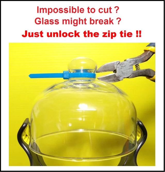Alt view image 5 of 7 - Official Authentic Cable Tie Opener ® (Original Product & Trusted Brand) Unlock Zip Ties in 1 Second Pocket-Sized & Stainless Steel Tool 1 Count (Pack of 5)