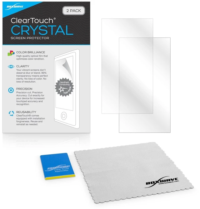 Alt view image 4 of 6 - Screen Protector Compatible with Skylight Calendar (15 inch) - ClearTouch Crystal (2-Pack), HD Film Skin - Shields from Scratches