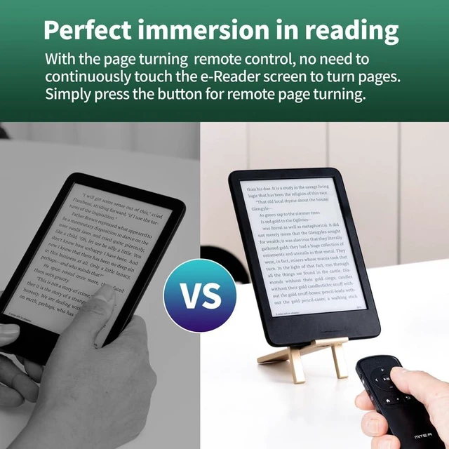 Alt view image 5 of 7 - Bluetooth Remote Control Page Turner Clicker for Boox, e-Reader, TikTok Scrolling, YouTube Shorts, Reels, Camera, for iOS iPad iPhone, Android Galaxy Phone Tablet (Soft Green)