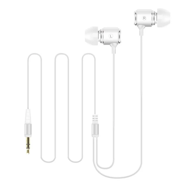 Alt view image 3 of 7 - Wired Earbuds with Extra Long Cord for TV and PC, No Microphone No mic earphones with silicone tips, clear sound and 3.5 mm plug for PCs, tablets and phones