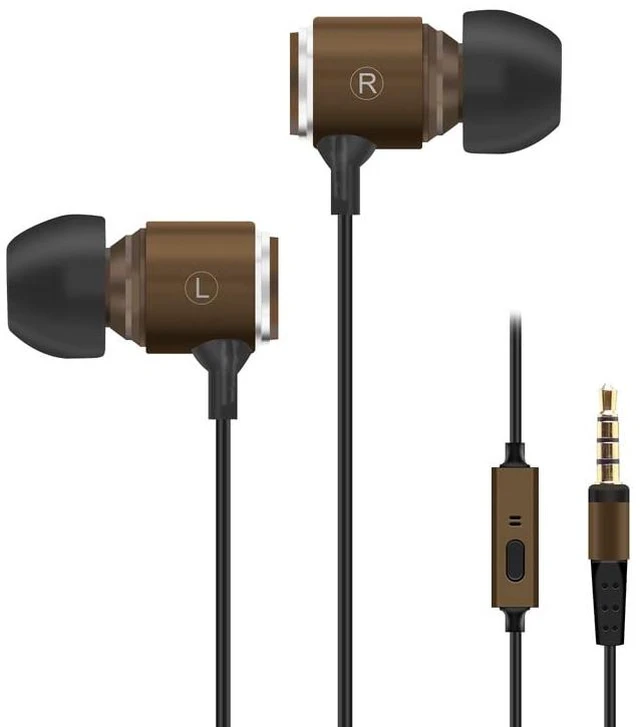 Main image of Wired Earbuds with Extra Long Cord for TV and PC, No Microphone No mic earphones with silicone tips, clear sound and 3.5 mm plug for PCs, tablets and phones