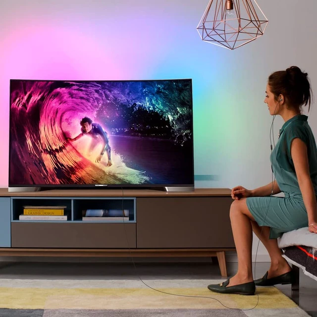 Alt view image 7 of 7 - Wired Earbuds with Extra Long Cord for TV and PC, No Microphone No mic earphones with silicone tips, clear sound and 3.5 mm plug for PCs, tablets and phones