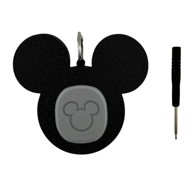 Main image of Mouse Magicband+ Compatible Puck Holder. (Black with Screwdriver)