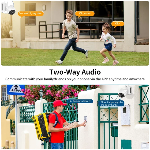 Alt view image 7 of 7 - 4G Cellular Security Cameras Wireless Outdoor, 3MP Battery Powered Cameras for Home Surveillance, Motion Detection, Color Night Vision, Pan/Tilt, 2-Way Talk, Cloud &SD Storage