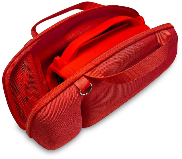 Alt view image 4 of 7 - Silicone Cover and Hard Case for JBL Charge 4 / Charge 5 Speaker Protective Cases for Charge 5/4 Bluetooth Speaker Accessories, NOT for Wi-Fi Version (Red)