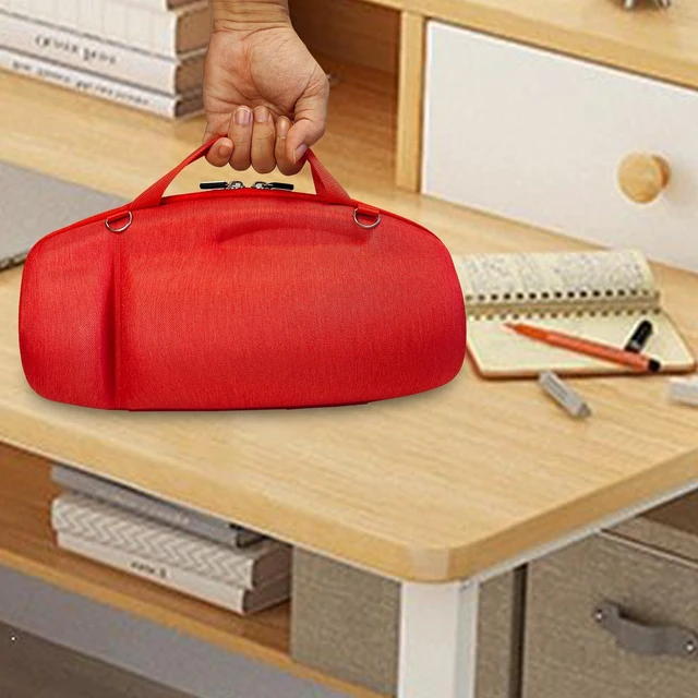 Alt view image 7 of 7 - Silicone Cover and Hard Case for JBL Charge 4 / Charge 5 Speaker Protective Cases for Charge 5/4 Bluetooth Speaker Accessories, NOT for Wi-Fi Version (Red)