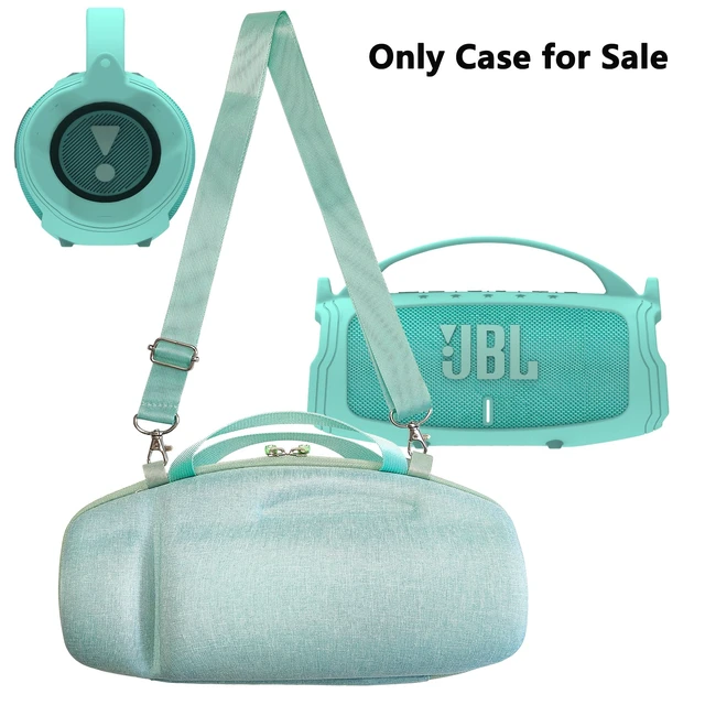Alt view image 5 of 7 - Silicone Cover and Hard Case for JBL Charge 4 / Charge 5 Speaker Protective Cases for Charge 5/4 Bluetooth Speaker Accessories, NOT for Wi-Fi Version (Teal)