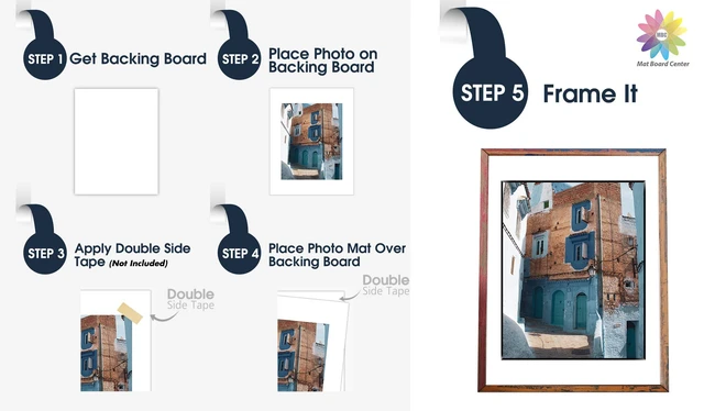 Alt view image 5 of 7 - 20 Pack Uncut Picture Mat Boards, 12x18 Inches White Matboards for Frames Acid-Free Matte Backing Boards, Ideal for Prints, Photos, Pictures, Crafts