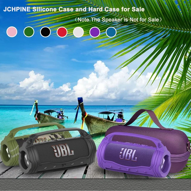 Alt view image 7 of 7 - Silicone Cover and Carrying Case for JBL Flip 7 Portable Speaker Accessories for JBL Flip 7 Silicone Case with Handle and Shoulder Strap, Protective Cases for Flip 7 Speaker (Purple)