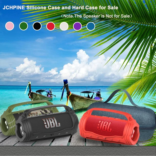 Alt view image 7 of 7 - Silicone Cover and Carrying Case for JBL Flip 7 Portable Speaker Accessories for JBL Flip 7 Silicone Case with Handle and Shoulder Strap, Protective Cases for Flip 7 Speaker (Red)