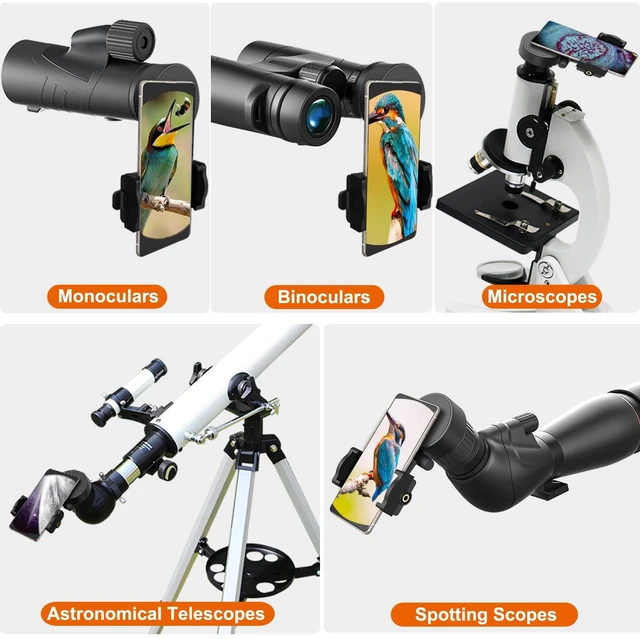 Alt view image 6 of 7 - Universal Phone Adapter - Capture Stunning Moments with Your Smartphone Through Binoculars, Monoculars, Scopes, Telescopes, and Microscopes - Fits Most Smartphones