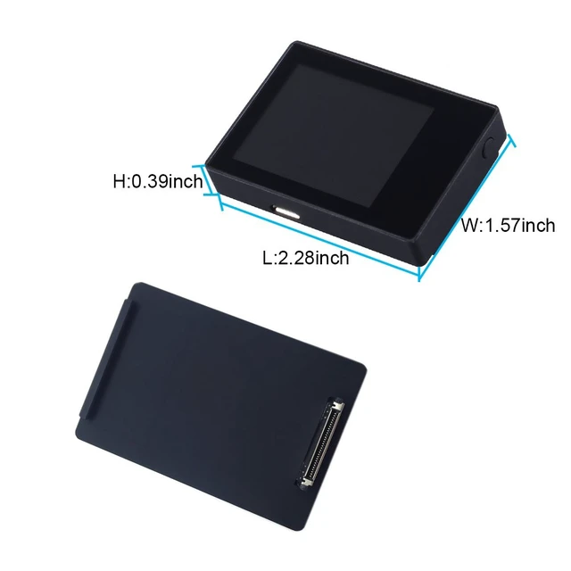 Alt view image 3 of 7 - LCD Screen 2.0 Inch LCD BacPac Non-Touch Screen for Gopro Hero 4 Hero 3+ Hero 3 Hero 2 with Waterproof Back Cover