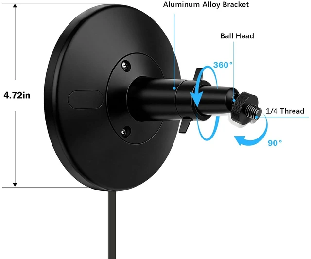 Alt view image 7 of 7 - Hardwired Kit for Ring Cams (Outdoor Cam Plus, Stick Up Cam, Spotlight Cam Pro/Plus), IP67 Waterproof Design for Outdoor or Indoor Use,Black-1Pack