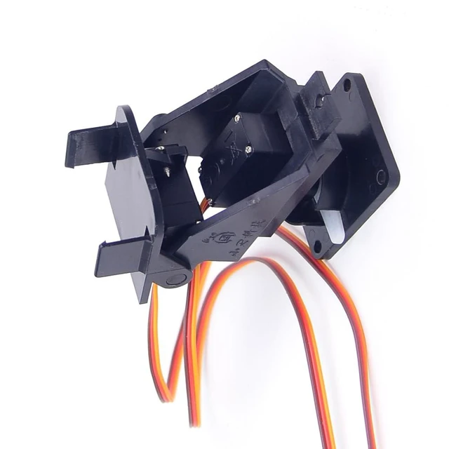 Alt view image 4 of 7 - Mini Pan-Tilt Kit Camera Platform - Assembled with Micro Servos, Anti-Vibration Camera Mount for FPV Drones & Planes