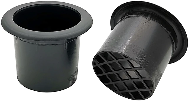 Main image of Subwoofer Speaker Cabinet Port Tubes, 2"x2", 2 Pack Compatible Model SAPR402G, 52.8×52mm, Bottom Grid, for PA/DJ Speaker Cabinets Subwoofer Bass Reflex Tube Box Vent