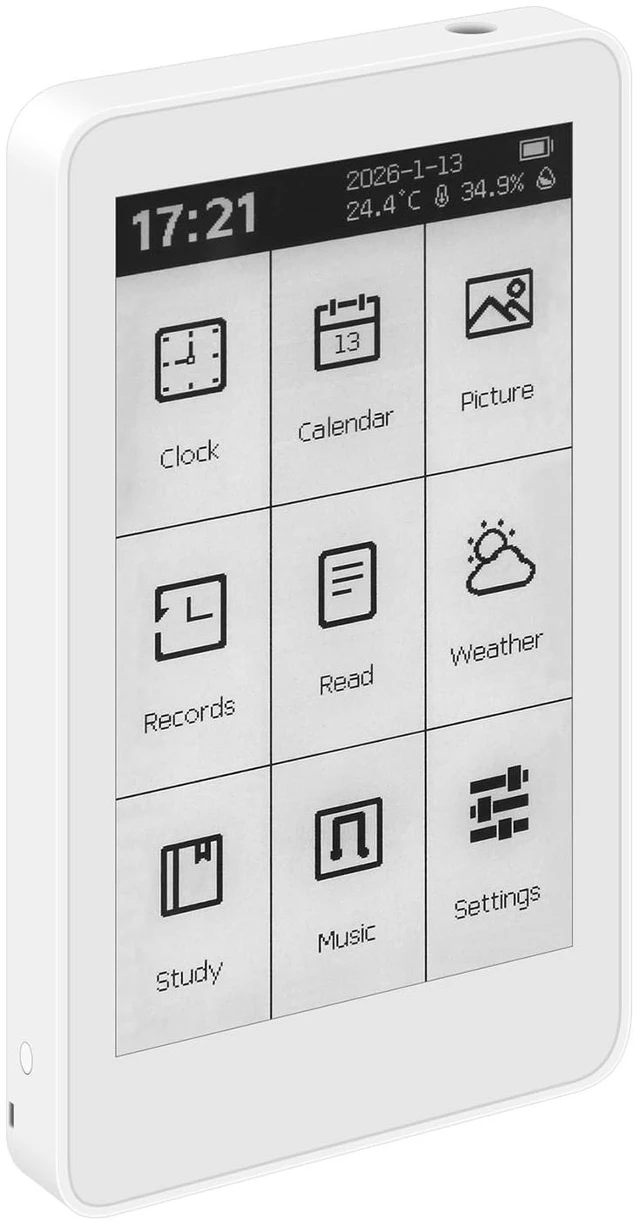 Alt view image 4 of 7 - M3 Portable E-Book Reader 3.7 Inch Ink Touch Screen, 10-Level Adjustable Backlight, Lightweight Reading Device