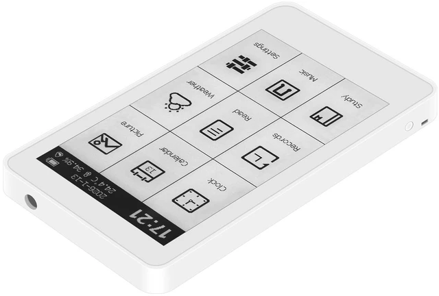 Alt view image 7 of 7 - M3 Portable E-Book Reader 3.7 Inch Ink Touch Screen, 10-Level Adjustable Backlight, Lightweight Reading Device